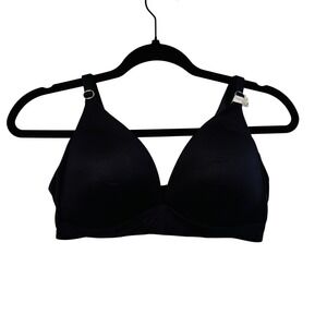 Aerie Sunnie 360 Real Good Womens 36D Wireless Padded Bra Black NWT